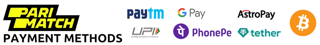 Parimatch Payment Methods