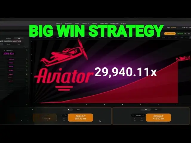 Aviator Game big win strategy
