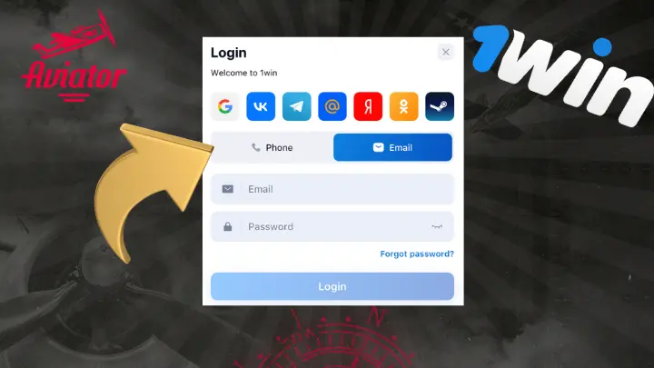 1Win Login Steps