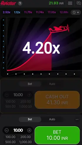 aviator game bet
