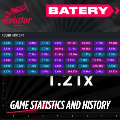 Aviator Batery Game Statistics and Recent Multipliers