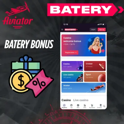 Aviator Batery bonus