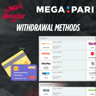 Aviator Megapari Withdrawal methods India