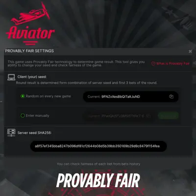 Provably Fair Aviator game