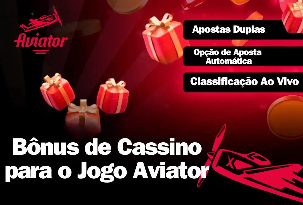 Bônus de cassino para jogadores do Aviator