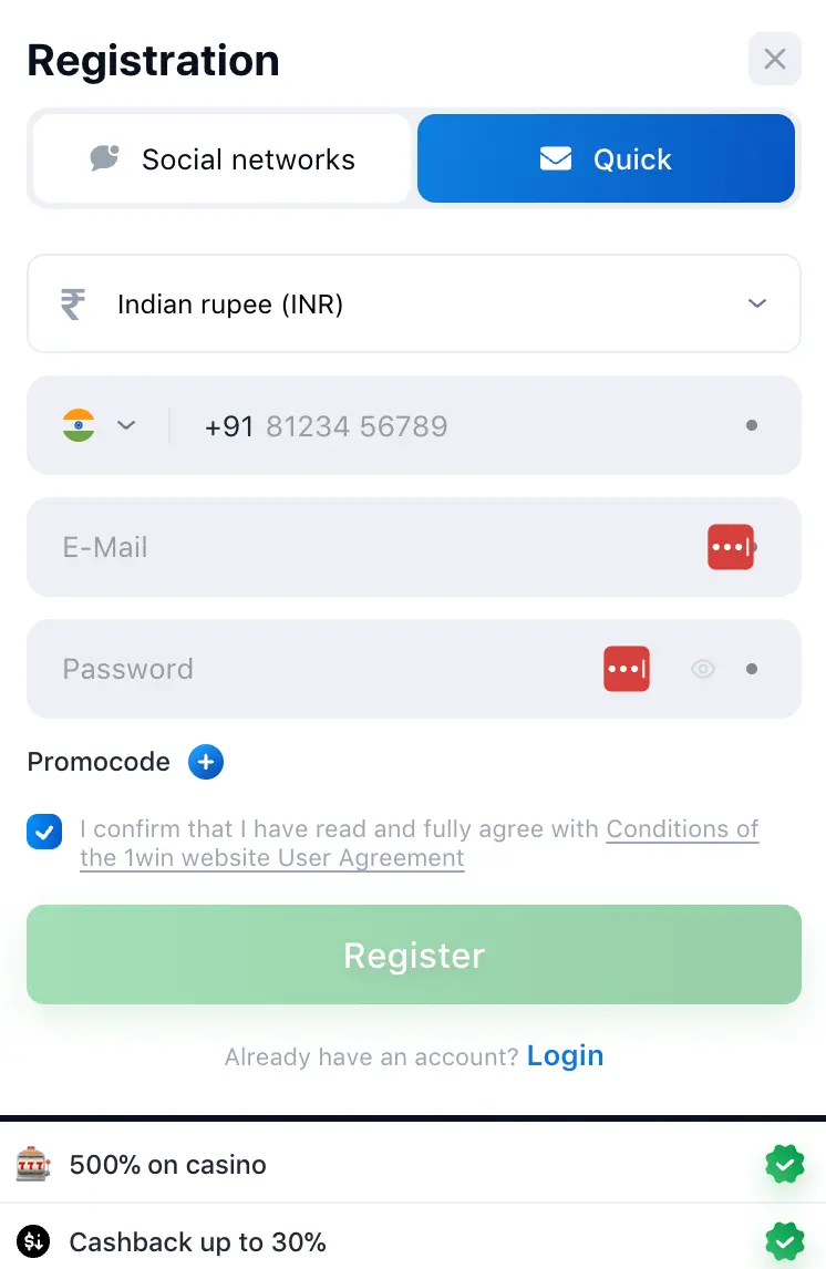 Aviator Game 1win Registration
